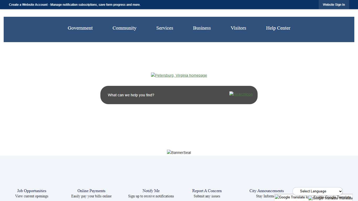 Petersburg, VA - Official Website | Official Website